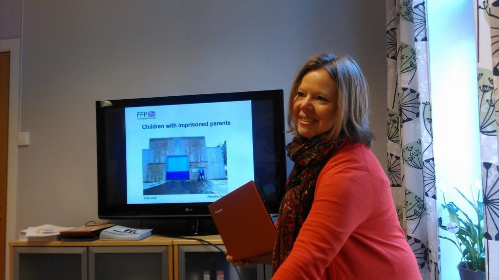 Kjersti Holden from FFP presents their national level work in Norway