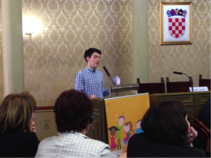 The Croatian National Debate team debates the issue of the best interests of children of prisoners versus the importance of state security