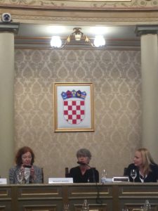 Renate Winter and Margaret Tuite at COPE 2016 conference in Zagreb